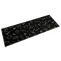 vidaXL Küchenteppich Waschbar Morgen Schwarz 60x180 cm Samt vidaXL Küchenteppich Waschbar Morgen Schwarz 60x180 cm Samt