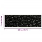 vidaXL Küchenteppich Waschbar Morgen Schwarz 60x180 cm Samt vidaXL Küchenteppich Waschbar Morgen Schwarz 60x180 cm Samt