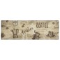 vidaXL Küchenteppich Waschbar Kaffee Braun 60x180 cm Samt vidaXL Küchenteppich Waschbar Kaffee Braun 60x180 cm Samt