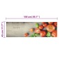 vidaXL Küchenteppich Waschbar Tomaten 45x150 cm Samt vidaXL Küchenteppich Waschbar Tomaten 45x150 cm Samt