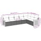 vidaXL 7-tlg. Garten-Sofagarnitur mit Kissen Schwarz Poly Rattan vidaXL 7-tlg. Garten-Sofagarnitur mit Kissen Schwarz Poly Rattan