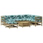 vidaXL 8-tlg. Garten-Lounge-Set mit Kissen Imprägniertes Kiefernholz vidaXL 8-tlg. Garten-Lounge-Set mit Kissen Imprägniertes Kiefernholz