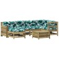 vidaXL 7-tlg. Garten-Lounge-Set mit Kissen Imprägniertes Kiefernholz vidaXL 7-tlg. Garten-Lounge-Set mit Kissen Imprägniertes Kiefernholz