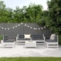 vidaXL 6-tlg. Garten-Lounge-Set mit Kissen Weiß Massivholz Kiefer vidaXL 6-tlg. Garten-Lounge-Set mit Kissen Weiß Massivholz Kiefer