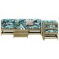 vidaXL 6-tlg. Garten-Lounge-Set mit Kissen Imprägniertes Kiefernholz vidaXL 6-tlg. Garten-Lounge-Set mit Kissen Imprägniertes Kiefernholz