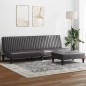 vidaXL 2-tlg. Sofagarnitur Grau Kunstleder vidaXL 2-tlg. Sofagarnitur Grau Kunstleder