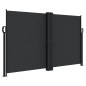 vidaXL Seitenmarkise Ausziehbar Schwarz 140x1000 cm vidaXL Seitenmarkise Ausziehbar Schwarz 140x1000 cm