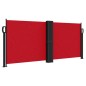 vidaXL Seitenmarkise Ausziehbar Rot 100x1000 cm vidaXL Seitenmarkise Ausziehbar Rot 100x1000 cm