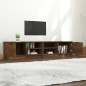 vidaXL TV-Schränke 2 Stk. Braun Eiche 80x35x36,5 cm Holzwerkstoff vidaXL TV-Schränke 2 Stk. Braun Eiche 80x35x36,5 cm Holzwerkstoff