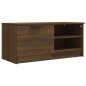 vidaXL TV-Schränke 2 Stk. Braun Eiche 80x35x36,5 cm Holzwerkstoff vidaXL TV-Schränke 2 Stk. Braun Eiche 80x35x36,5 cm Holzwerkstoff
