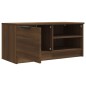 vidaXL TV-Schränke 2 Stk. Braun Eiche 80x35x36,5 cm Holzwerkstoff vidaXL TV-Schränke 2 Stk. Braun Eiche 80x35x36,5 cm Holzwerkstoff