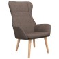 vidaXL Relaxsessel Taupe Stoff vidaXL Relaxsessel Taupe Stoff