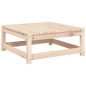 vidaXL Gartenhocker mit Kissen Massivholz Kiefer vidaXL Gartenhocker mit Kissen Massivholz Kiefer
