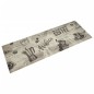 vidaXL Küchenteppich Waschbar Kaffee Grau 60x180 cm Samt vidaXL Küchenteppich Waschbar Kaffee Grau 60x180 cm Samt