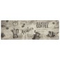 vidaXL Küchenteppich Waschbar Kaffee Grau 60x180 cm Samt vidaXL Küchenteppich Waschbar Kaffee Grau 60x180 cm Samt