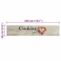 vidaXL Küchenteppich Waschbar Paprika 60x300 cm Samt vidaXL Küchenteppich Waschbar Paprika 60x300 cm Samt