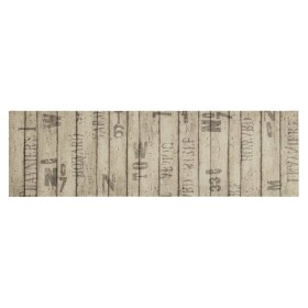 vidaXL Küchenteppich Waschbar Zaun 45x150 cm Samt