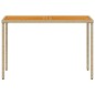 vidaXL Gartentisch mit Akazienholz-Platte 115x54x74 cm Poly Rattan vidaXL Gartentisch mit Akazienholz-Platte 115x54x74 cm Poly Rattan