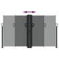 vidaXL Seitenmarkise Ausziehbar Anthrazit 140x1000 cm vidaXL Seitenmarkise Ausziehbar Anthrazit 140x1000 cm
