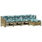 vidaXL 5-tlg. Garten-Lounge-Set mit Kissen Imprägniertes Kiefernholz vidaXL 5-tlg. Garten-Lounge-Set mit Kissen Imprägniertes Kiefernholz