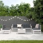 vidaXL 6-tlg. Garten-Lounge-Set mit Kissen Weiß Massivholz Kiefer vidaXL 6-tlg. Garten-Lounge-Set mit Kissen Weiß Massivholz Kiefer