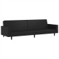 vidaXL 2-tlg. Sofagarnitur Schwarz Kunstleder vidaXL 2-tlg. Sofagarnitur Schwarz Kunstleder