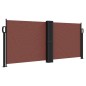 vidaXL Seitenmarkise Ausziehbar Braun 100x1000 cm vidaXL Seitenmarkise Ausziehbar Braun 100x1000 cm