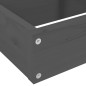 vidaXL Pflanzentreppe mit 4 Stufen 80,5x79x36cm Grau Massivholz Kiefer vidaXL Pflanzentreppe mit 4 Stufen 80,5x79x36cm Grau Massivholz Kiefer
