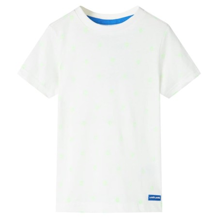 Kinder-T-Shirt Ecru 104