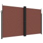 vidaXL Seitenmarkise Ausziehbar Braun 200x600 cm vidaXL Seitenmarkise Ausziehbar Braun 200x600 cm