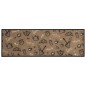 vidaXL Küchenteppich Waschbar Morgen Braun 60x180 cm Samt vidaXL Küchenteppich Waschbar Morgen Braun 60x180 cm Samt