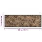 vidaXL Küchenteppich Waschbar Morgen Braun 60x180 cm Samt vidaXL Küchenteppich Waschbar Morgen Braun 60x180 cm Samt