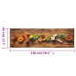 vidaXL Küchenteppich Waschbar Gewürze 45x150 cm Samt vidaXL Küchenteppich Waschbar Gewürze 45x150 cm Samt