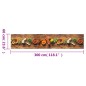 vidaXL Küchenteppich Waschbar Gewürze 60x300 cm Samt vidaXL Küchenteppich Waschbar Gewürze 60x300 cm Samt