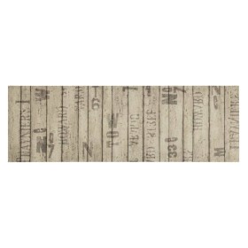 vidaXL Küchenteppich Waschbar Zaun 60x180 cm Samt