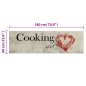 vidaXL Küchenteppich Waschbar Paprika 60x180 cm Samt vidaXL Küchenteppich Waschbar Paprika 60x180 cm Samt