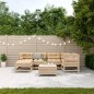 vidaXL 7-tlg. Garten-Lounge-Set mit Kissen Massivholz Kiefer vidaXL 7-tlg. Garten-Lounge-Set mit Kissen Massivholz Kiefer
