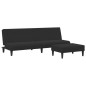 vidaXL 2-tlg. Sofagarnitur Schwarz Samt vidaXL 2-tlg. Sofagarnitur Schwarz Samt