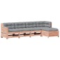 vidaXL 5-tlg. Garten-Lounge-Set mit Kissen Massivholz Douglasie vidaXL 5-tlg. Garten-Lounge-Set mit Kissen Massivholz Douglasie