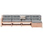 vidaXL 5-tlg. Garten-Lounge-Set mit Kissen Massivholz Douglasie vidaXL 5-tlg. Garten-Lounge-Set mit Kissen Massivholz Douglasie