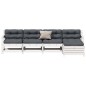 vidaXL 5-tlg. Garten-Lounge-Set mit Kissen Weiß Massivholz Kiefer vidaXL 5-tlg. Garten-Lounge-Set mit Kissen Weiß Massivholz Kiefer