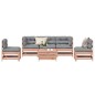vidaXL 6-tlg. Garten-Lounge-Set mit Kissen Massivholz Douglasie vidaXL 6-tlg. Garten-Lounge-Set mit Kissen Massivholz Douglasie