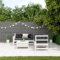 vidaXL 5-tlg. Garten-Lounge-Set mit Kissen Weiß Massivholz Kiefer vidaXL 5-tlg. Garten-Lounge-Set mit Kissen Weiß Massivholz Kiefer
