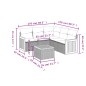 vidaXL 6-tlg. Garten-Sofagarnitur mit Kissen Schwarz Poly Rattan vidaXL 6-tlg. Garten-Sofagarnitur mit Kissen Schwarz Poly Rattan