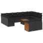 vidaXL 13-tlg. Garten-Sofagarnitur mit Kissen Schwarz Poly Rattan vidaXL 13-tlg. Garten-Sofagarnitur mit Kissen Schwarz Poly Rattan