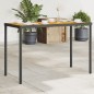 vidaXL Gartentisch mit Akazienholz-Platte 115x54x74 cm Poly Rattan vidaXL Gartentisch mit Akazienholz-Platte 115x54x74 cm Poly Rattan