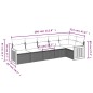 vidaXL 6-tlg. Garten-Sofagarnitur mit Kissen Schwarz Poly Rattan vidaXL 6-tlg. Garten-Sofagarnitur mit Kissen Schwarz Poly Rattan