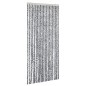 vidaXL Fliegenvorhang Grau, Schwarz und Weiß 90x200 cm Chenille vidaXL Fliegenvorhang Grau, Schwarz und Weiß 90x200 cm Chenille