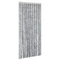 vidaXL Fliegenvorhang Grau, Schwarz und Weiß 100x200 cm Chenille vidaXL Fliegenvorhang Grau, Schwarz und Weiß 100x200 cm Chenille