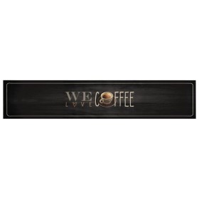 vidaXL Küchenteppich Waschbar Kaffee 60x300 cm Samt